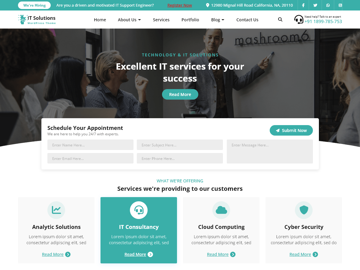 screenshot-848 Software IT Company WordPress 主题