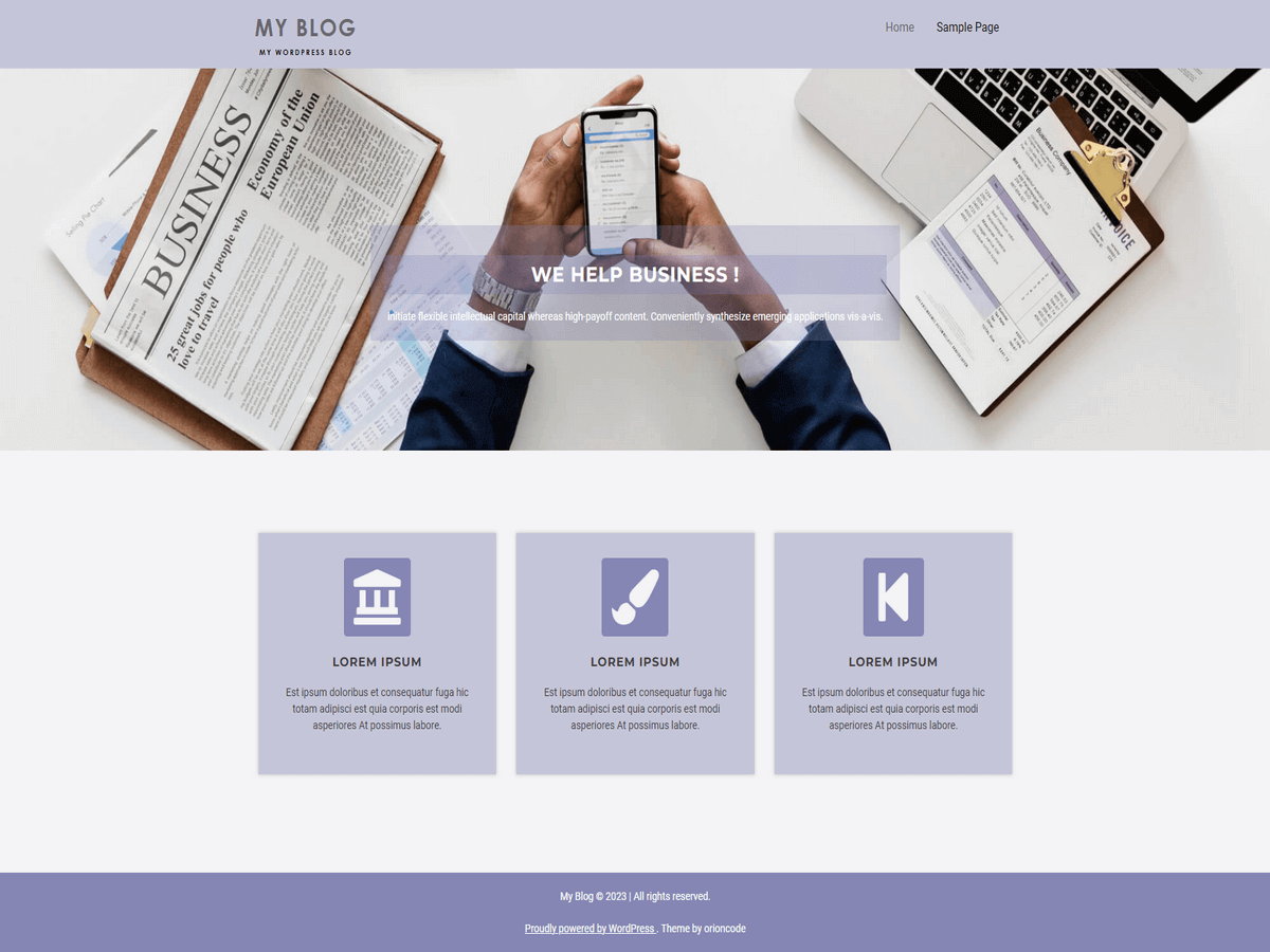Bebsha WordPress 主题