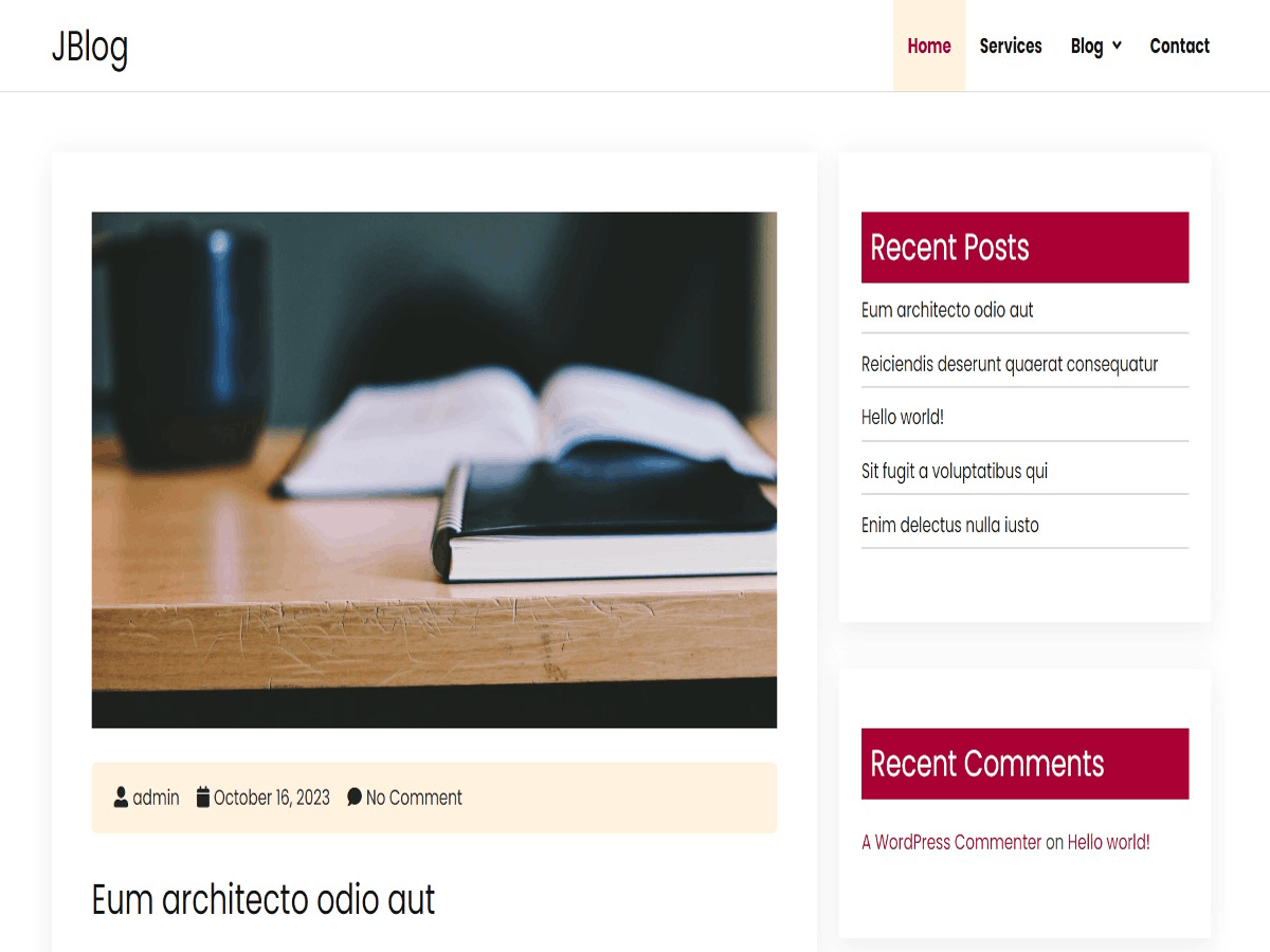 Jblog WordPress 主题