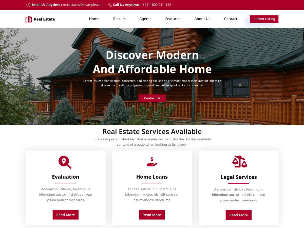 Real Estate Escrow WordPress 主题