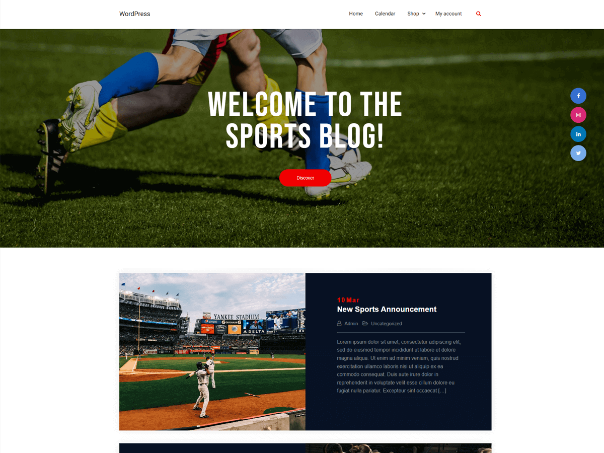 screenshot-926 Sports Blogger WordPress 主题