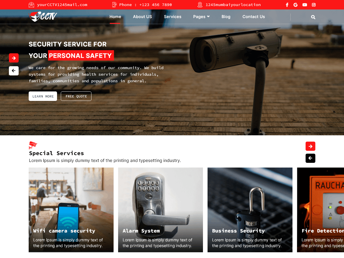 screenshot-936 CCTV Security System WordPress 主题
