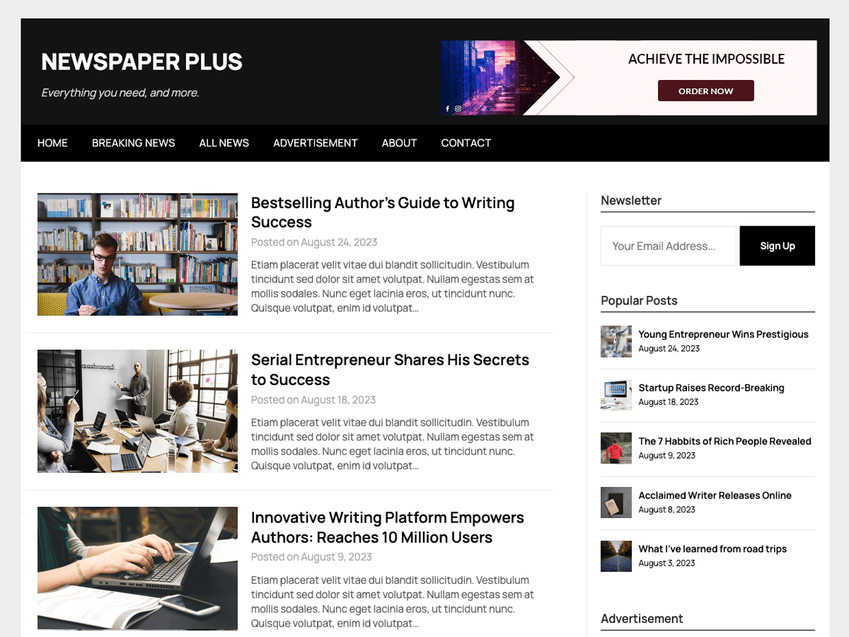screenshot-941 Newspaperly Plus WordPress 主题
