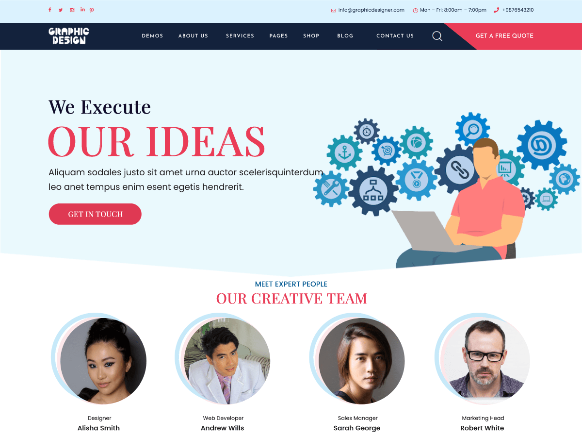 Elite Creative Agency WordPress 主题