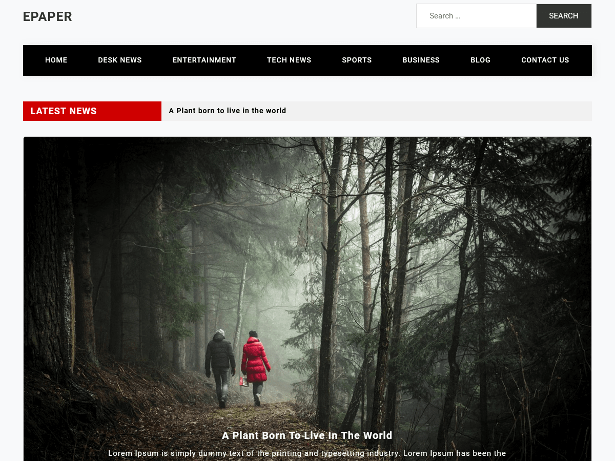 Epaper WordPress 主题