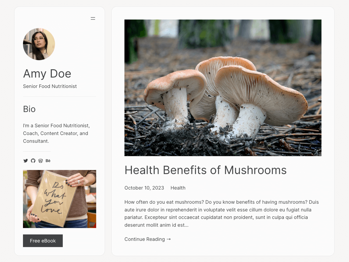 Taza WordPress 主题
