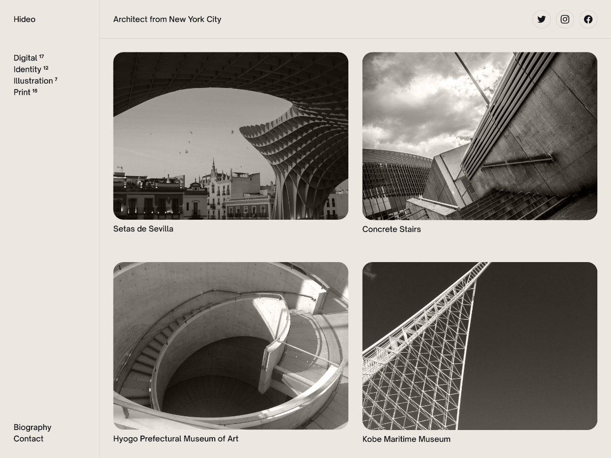 Hideo WordPress 主题