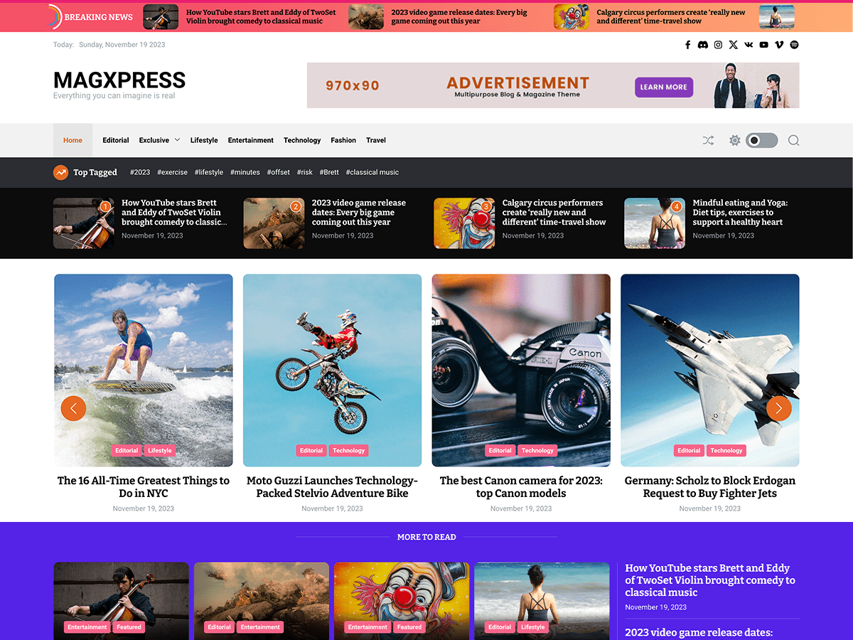 MagxPress WordPress 主题