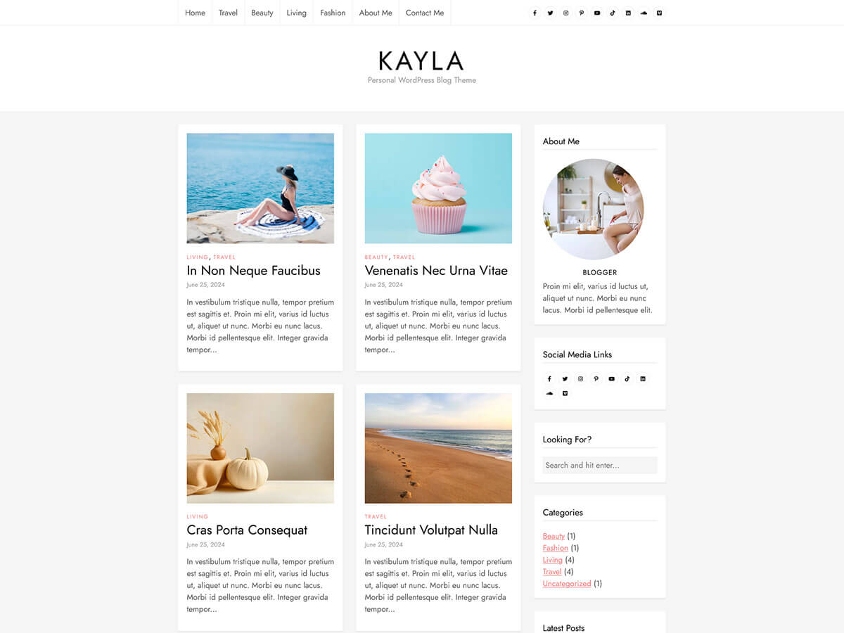 Kayla WordPress 主题