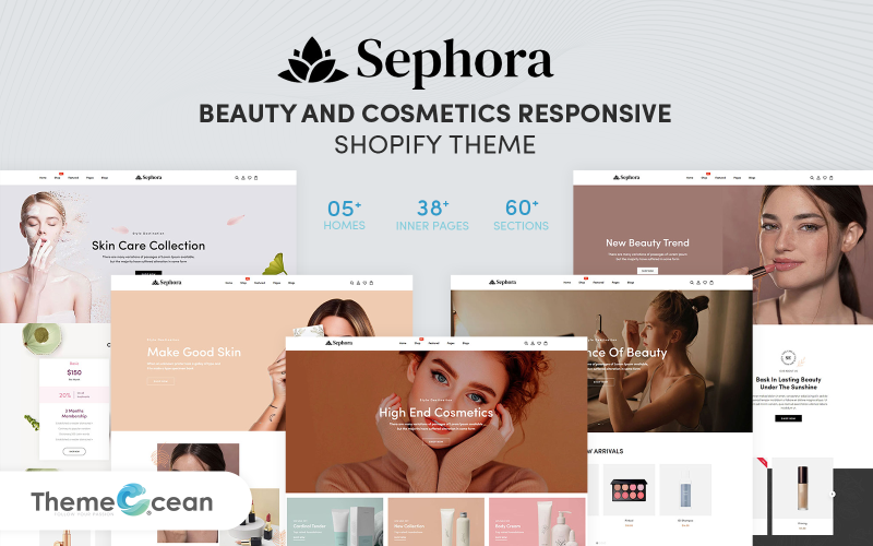 Sephora - Beauty And Cosmetics 响应式 Shopify 主题