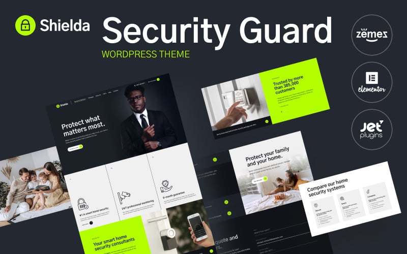 Shielda-Security Guard WordPress主题 #54032