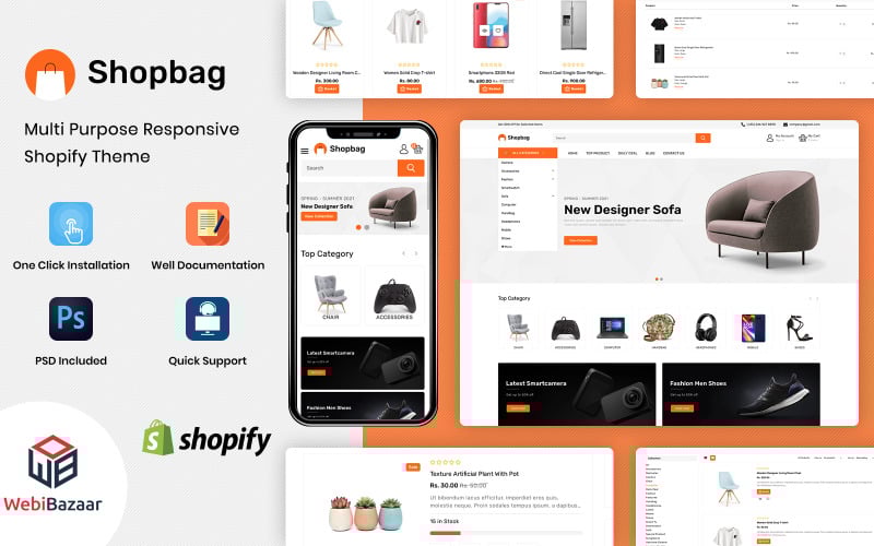 Shopbag - 多功能家具 Shopify 主题 #222180