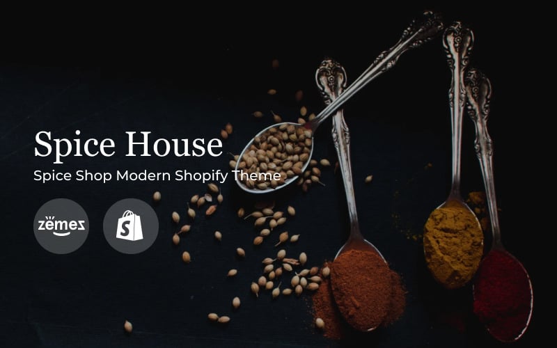 Spice House-Spice Shop Modern Shopify主题