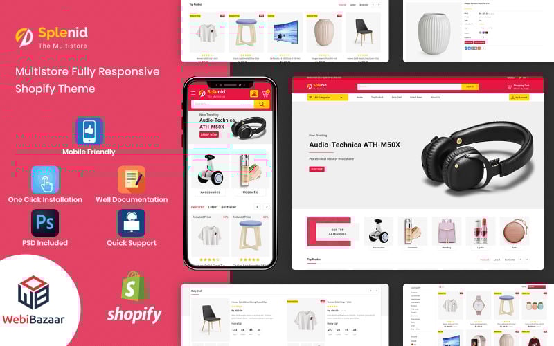 Splenid-多功能响应式Shopify模板 #179000