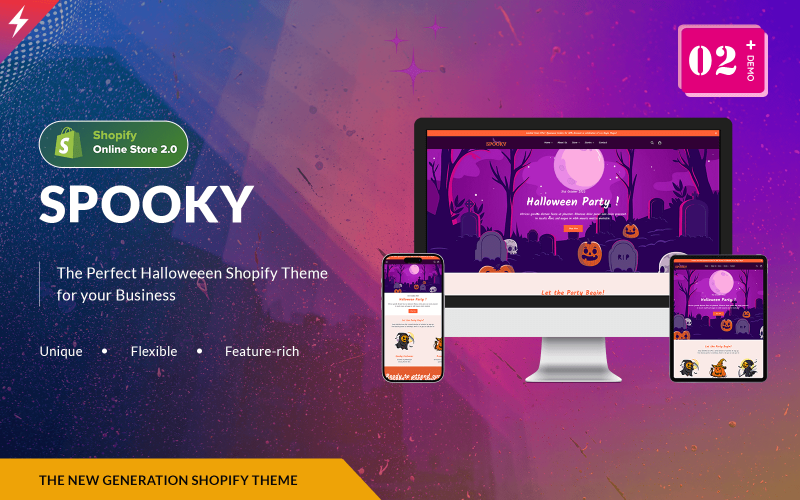 Spooky - 万圣节 Shopify 主题 #276942