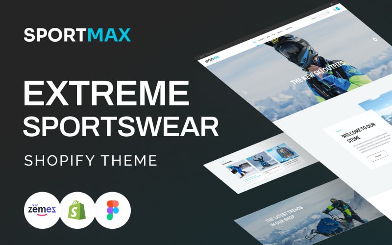 SportMax- 响应式极限运动装 Shopify 主题 #186146
