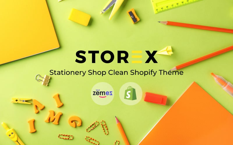 Storex-文具店清洁Shopify主题 #82642