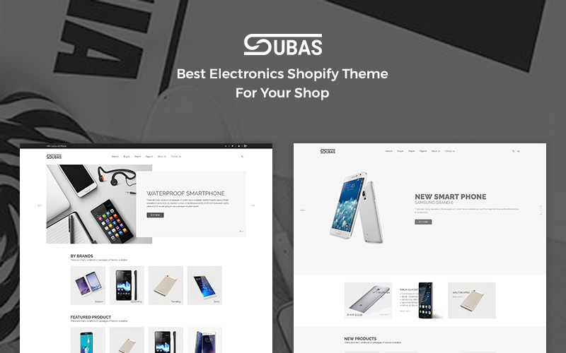 Subas - 电子商店 Shopify 主题 #68098