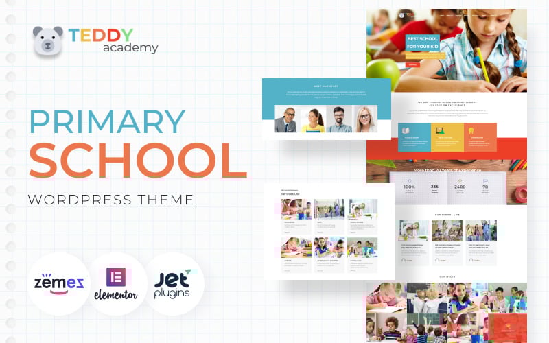 泰迪学院-小学WordPress元素主题 #69305