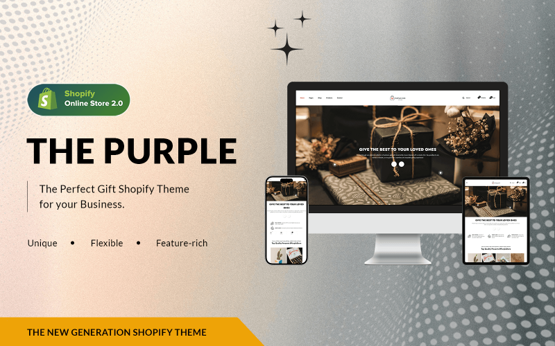 The Purple Store - 礼品 Shopify 主题 #397116