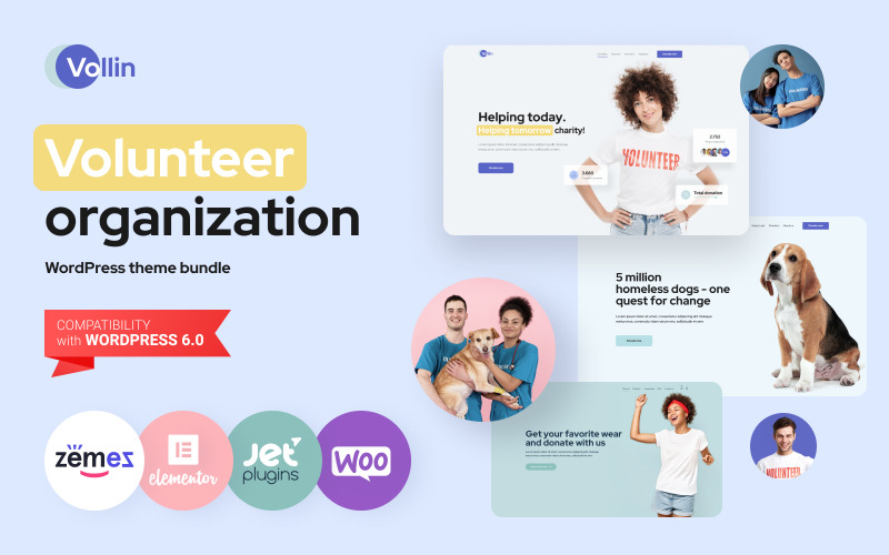 Vollin - 志愿者组织 WordPress 主题 #272918