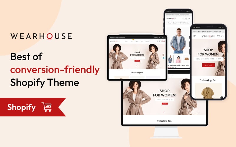 Wearhouse - Fashion & Accessory 高级 Shopify 2.0 多用途响应式主题