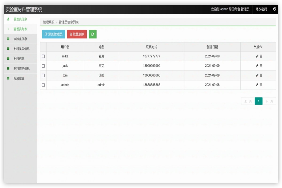 基于java(ssm)实验室管理系统