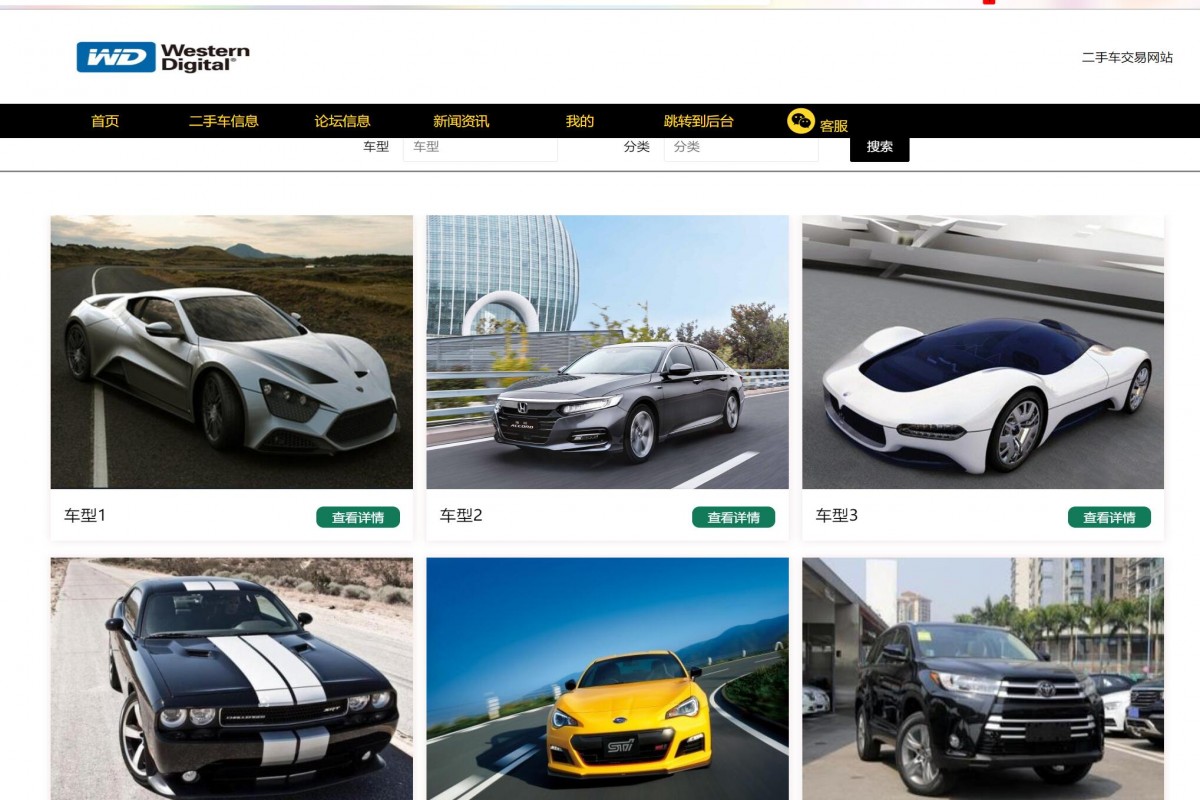 基于java(ssm)二手车交易管理系统