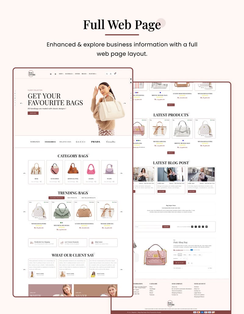 Bagstore - Mega Bag Super Shopify 2.0 主题