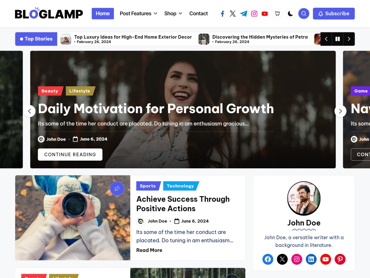 Bloglamp WordPress 主题