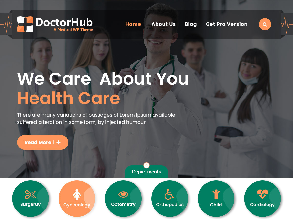 DoctorHub WordPress 主题