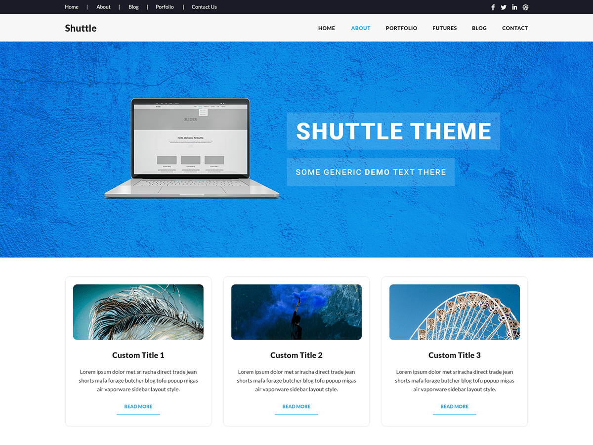 Shuttle Zone WordPress 主题