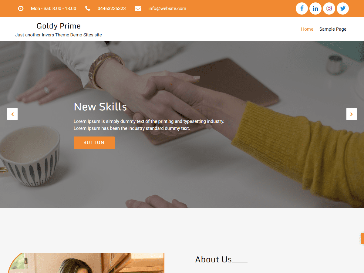 Goldy Prime WordPress 主题