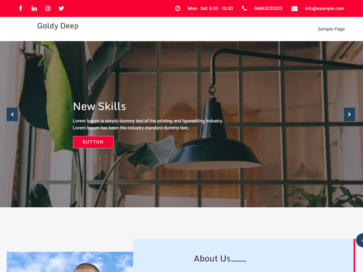 Goldy Deep WordPress 主题