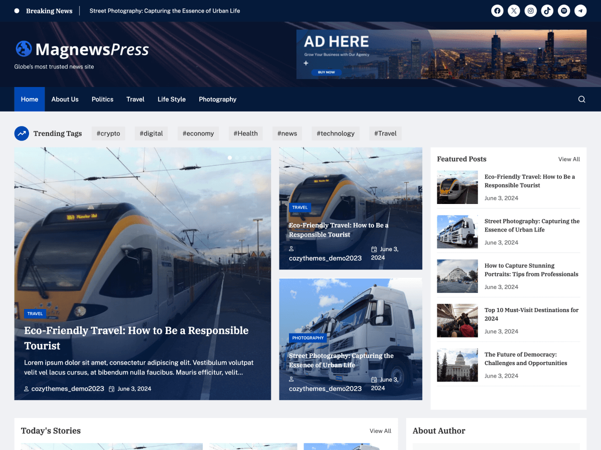 MagnewsPress WordPress 主题