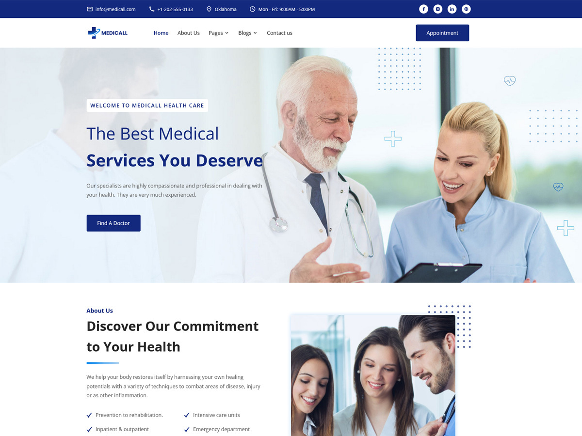 Medicall WordPress 主题