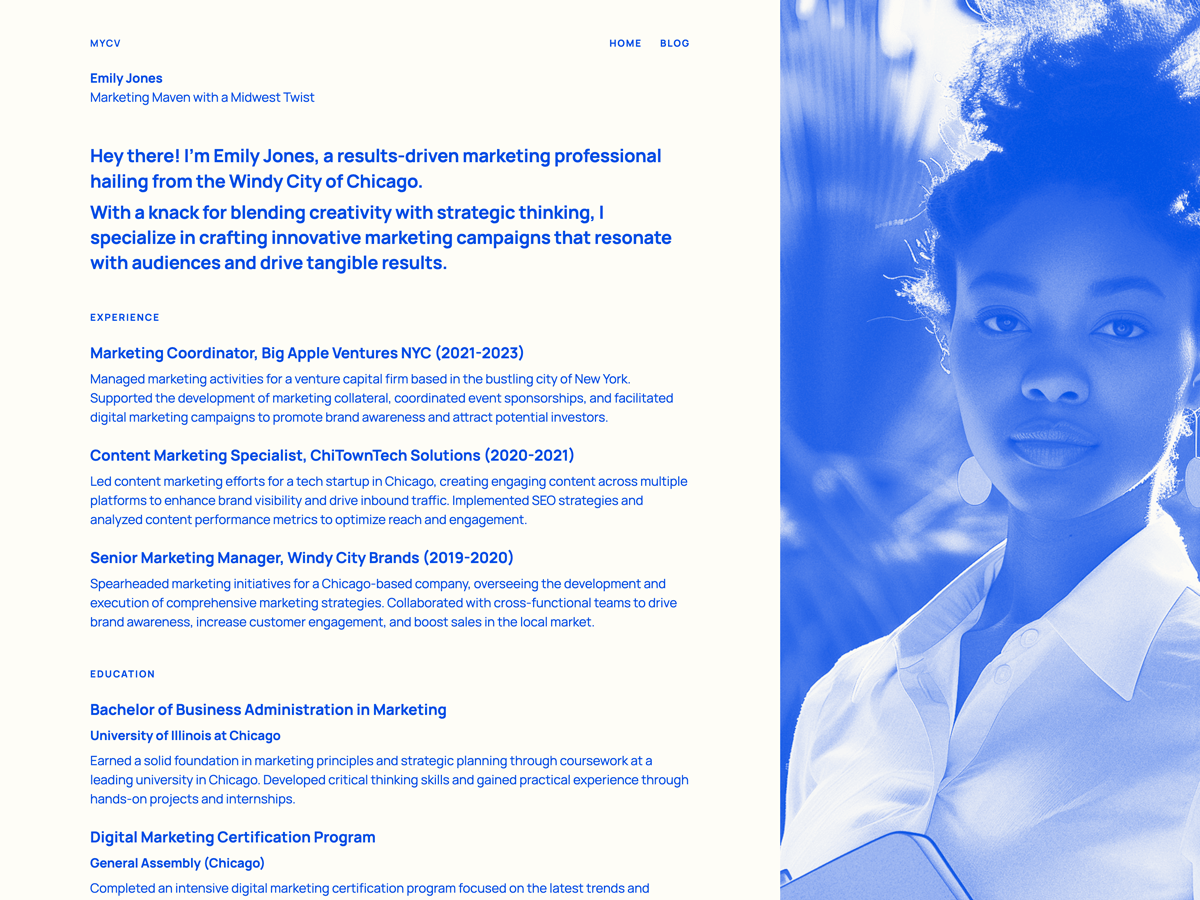 LeanCV WordPress 主题