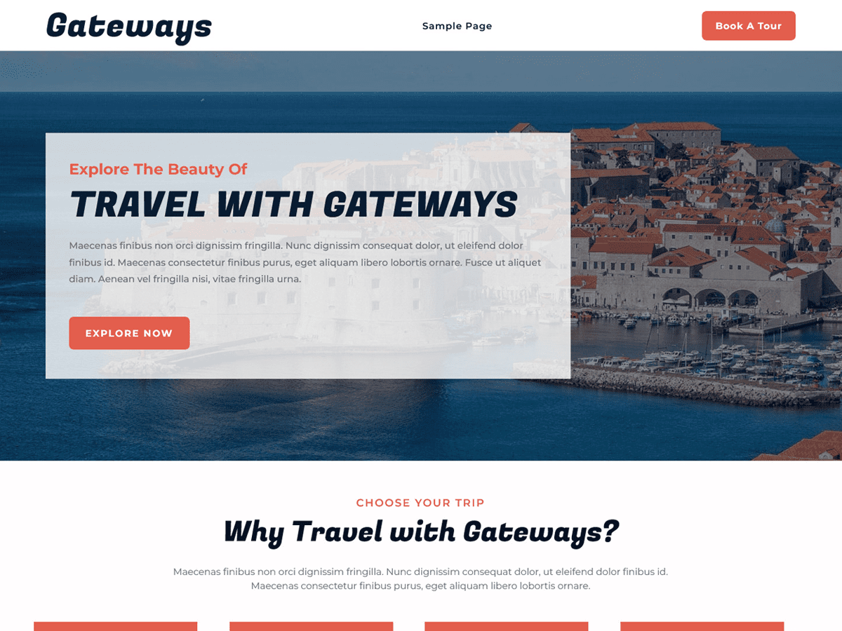 Gateways WordPress 主题