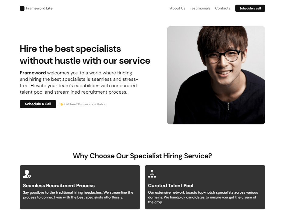 Frameword Lite WordPress 主题