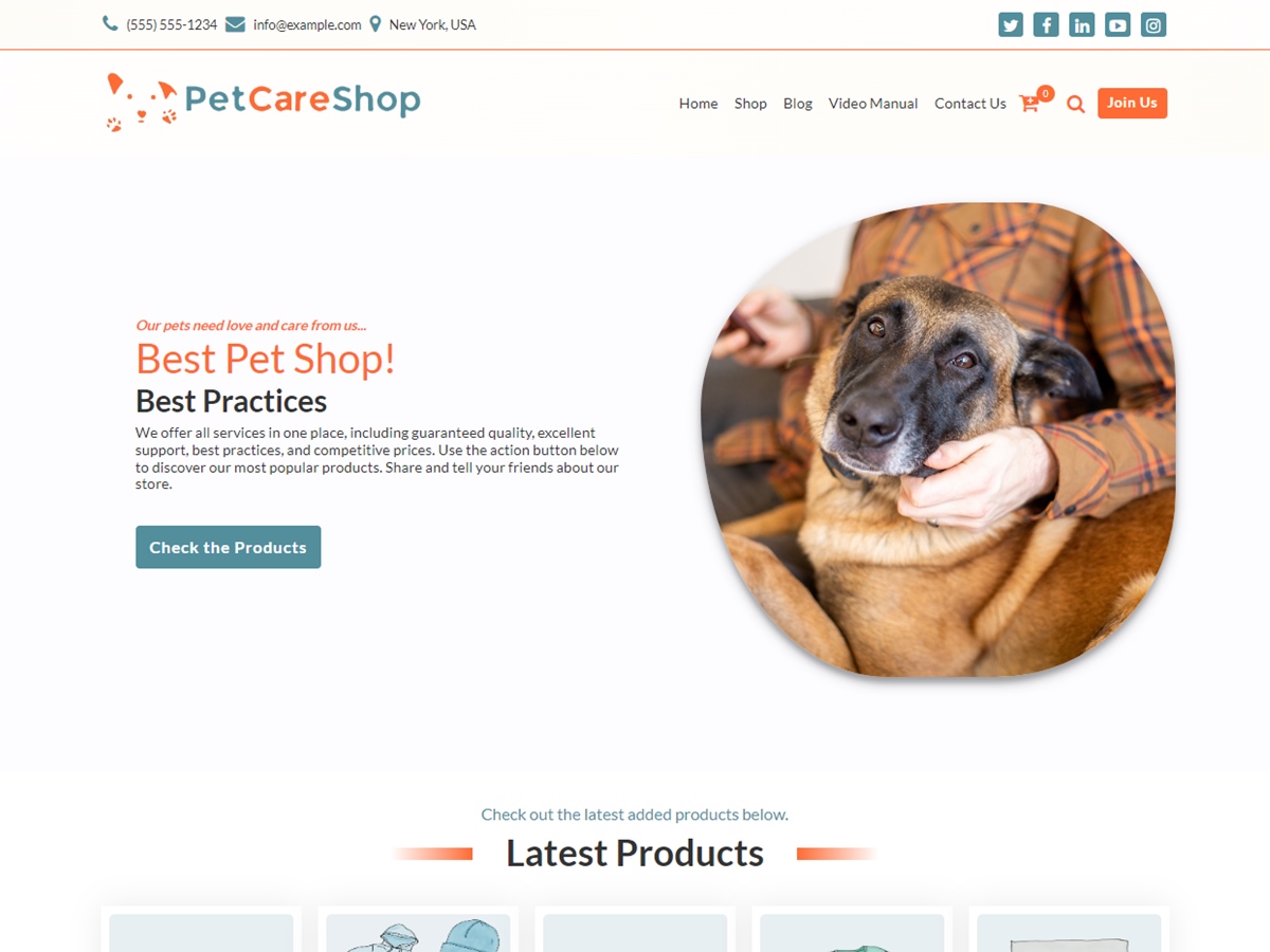 Pet Shop WordPress 主题