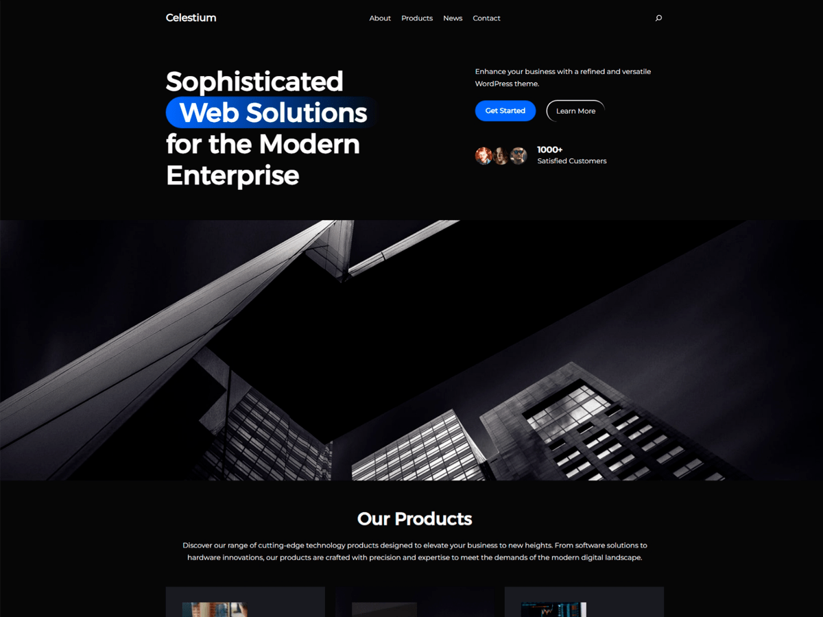 Celestium WordPress 主题