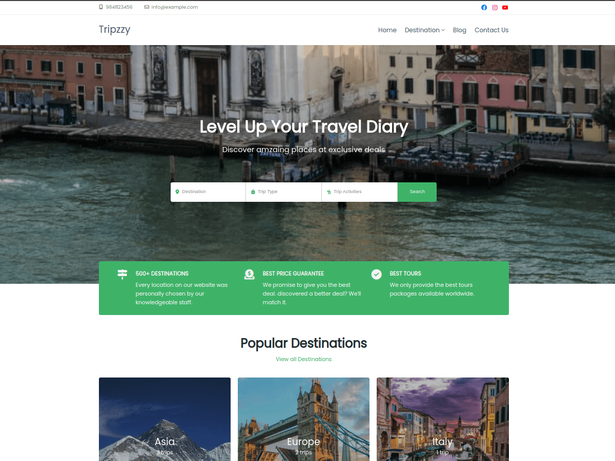 Travel Me WordPress 主题
