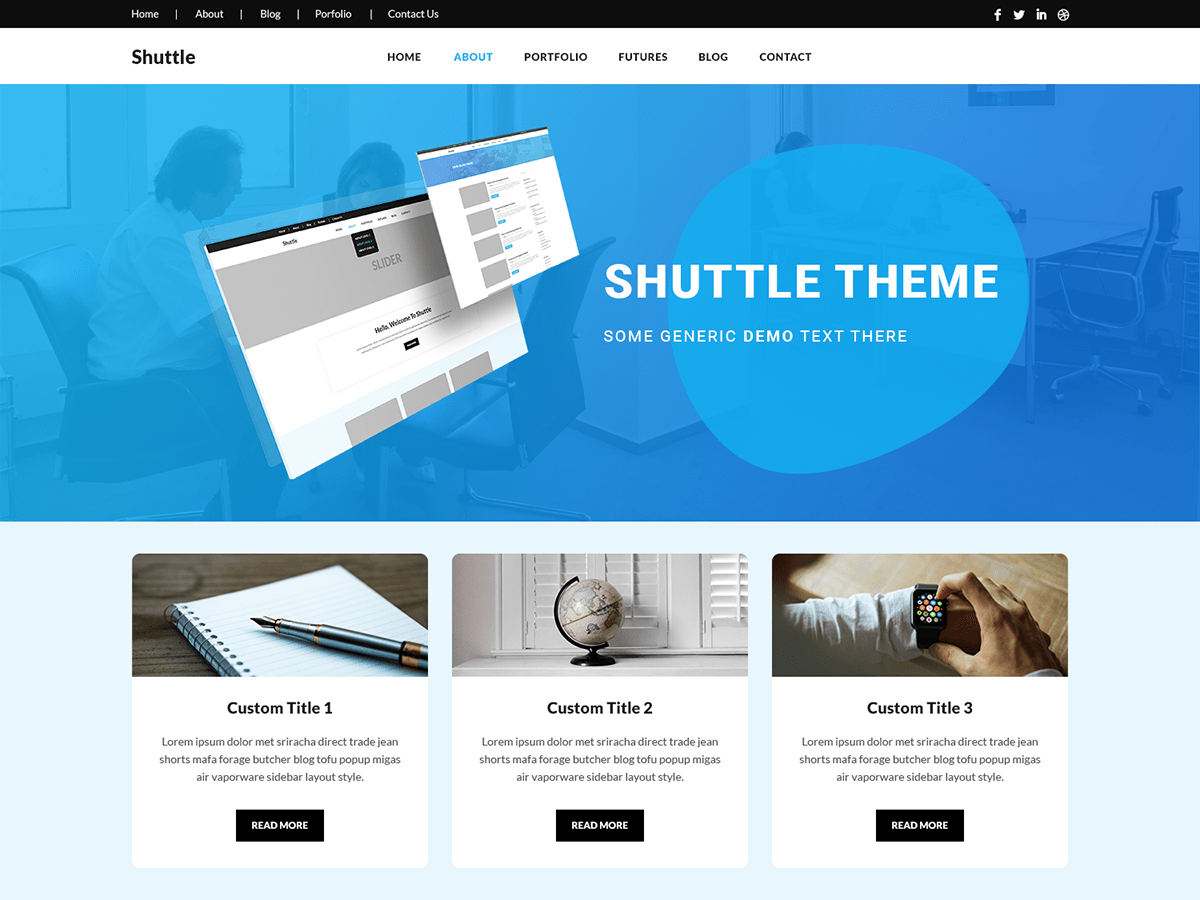 Shuttle Press WordPress 主题