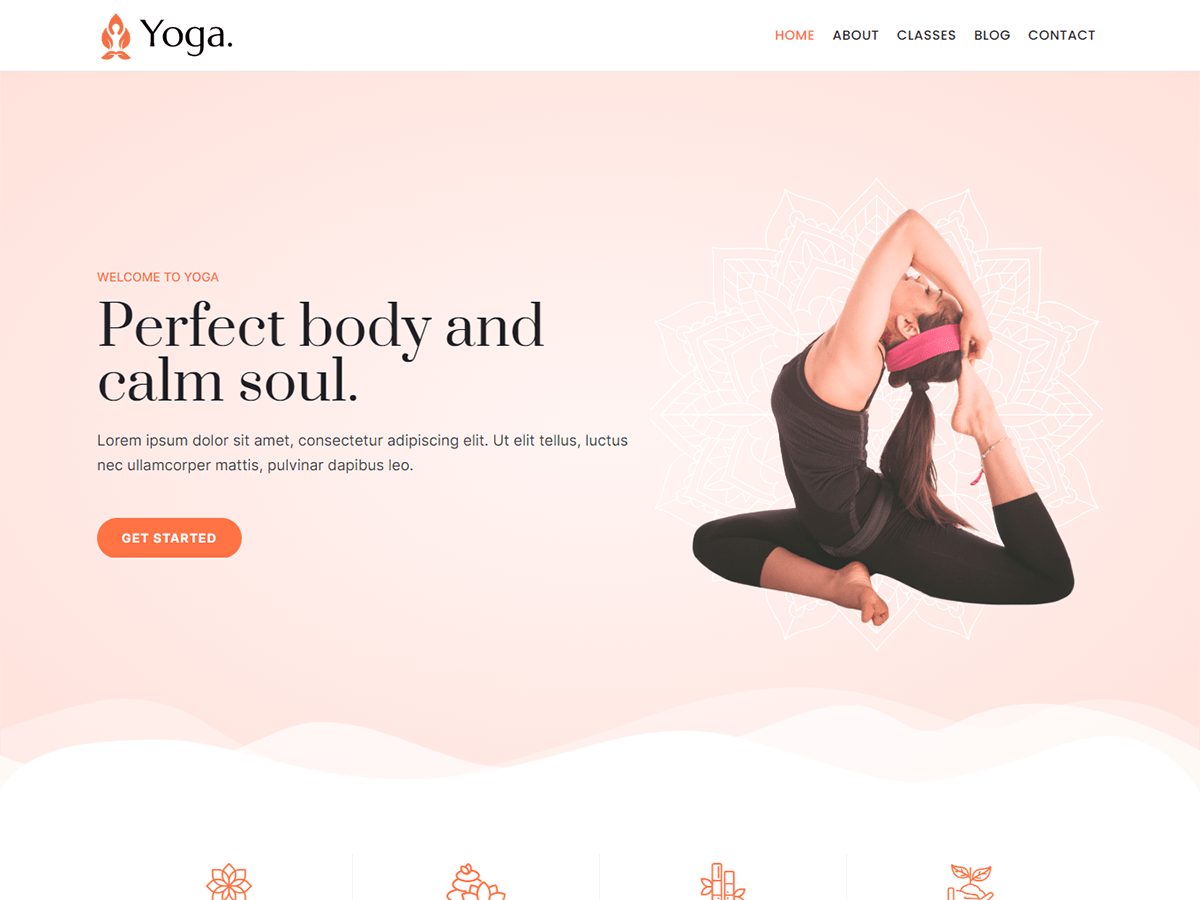 Kortez Yoga WordPress 主题