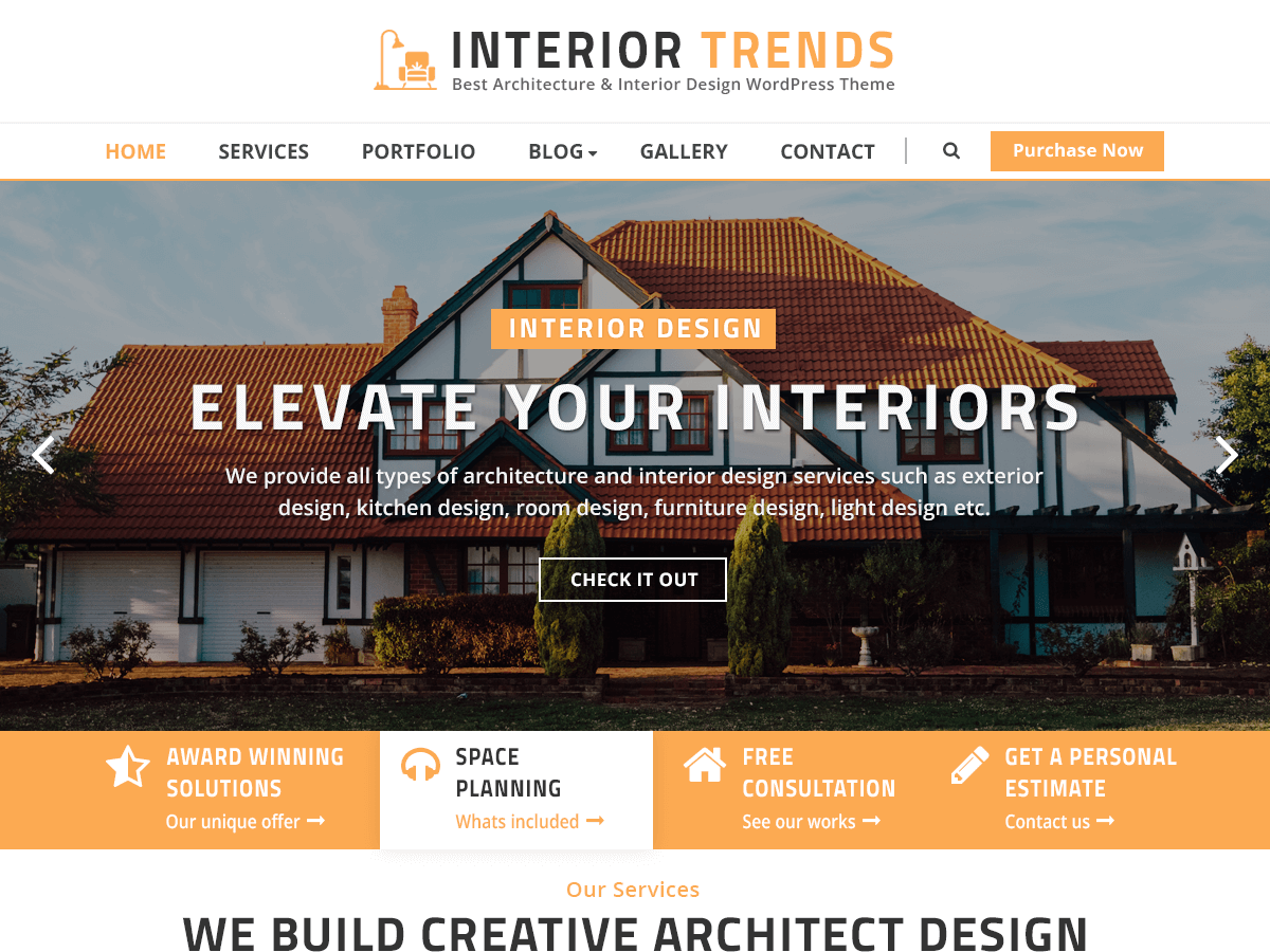 Interior Trends WordPress 主题