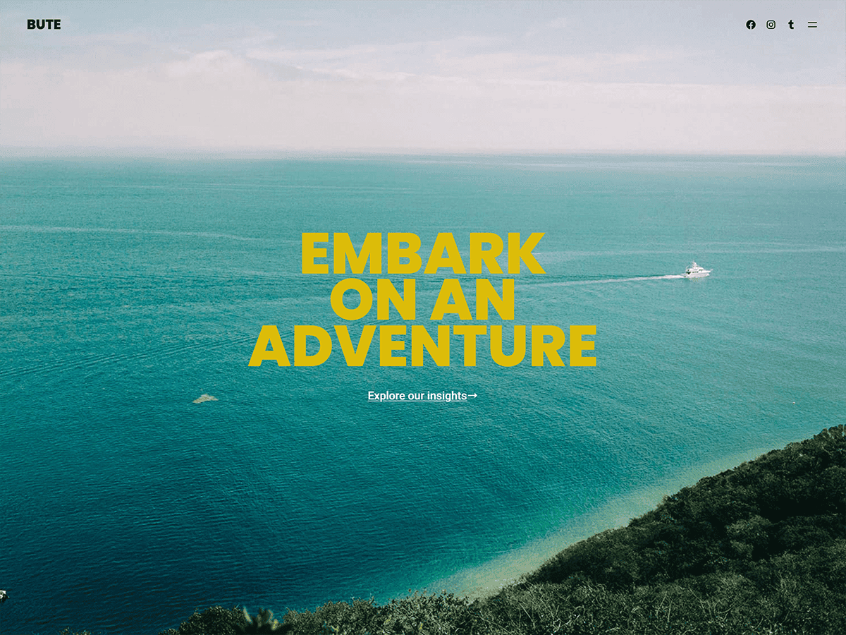 Bute WordPress 主题