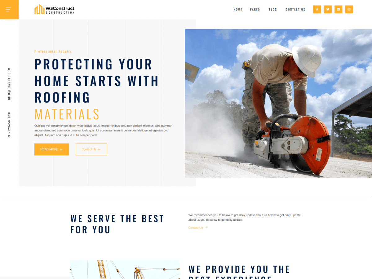 W3Construct WordPress 主题