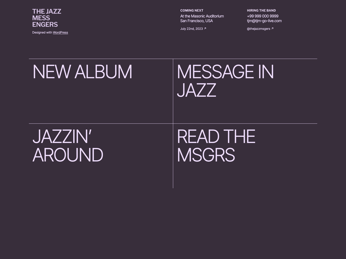 OutNow WordPress 主题