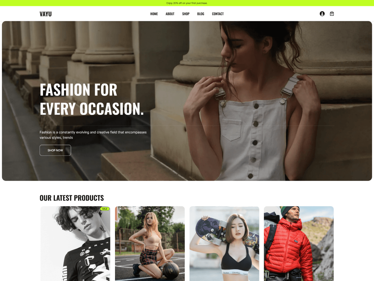 Vayu WordPress 主题