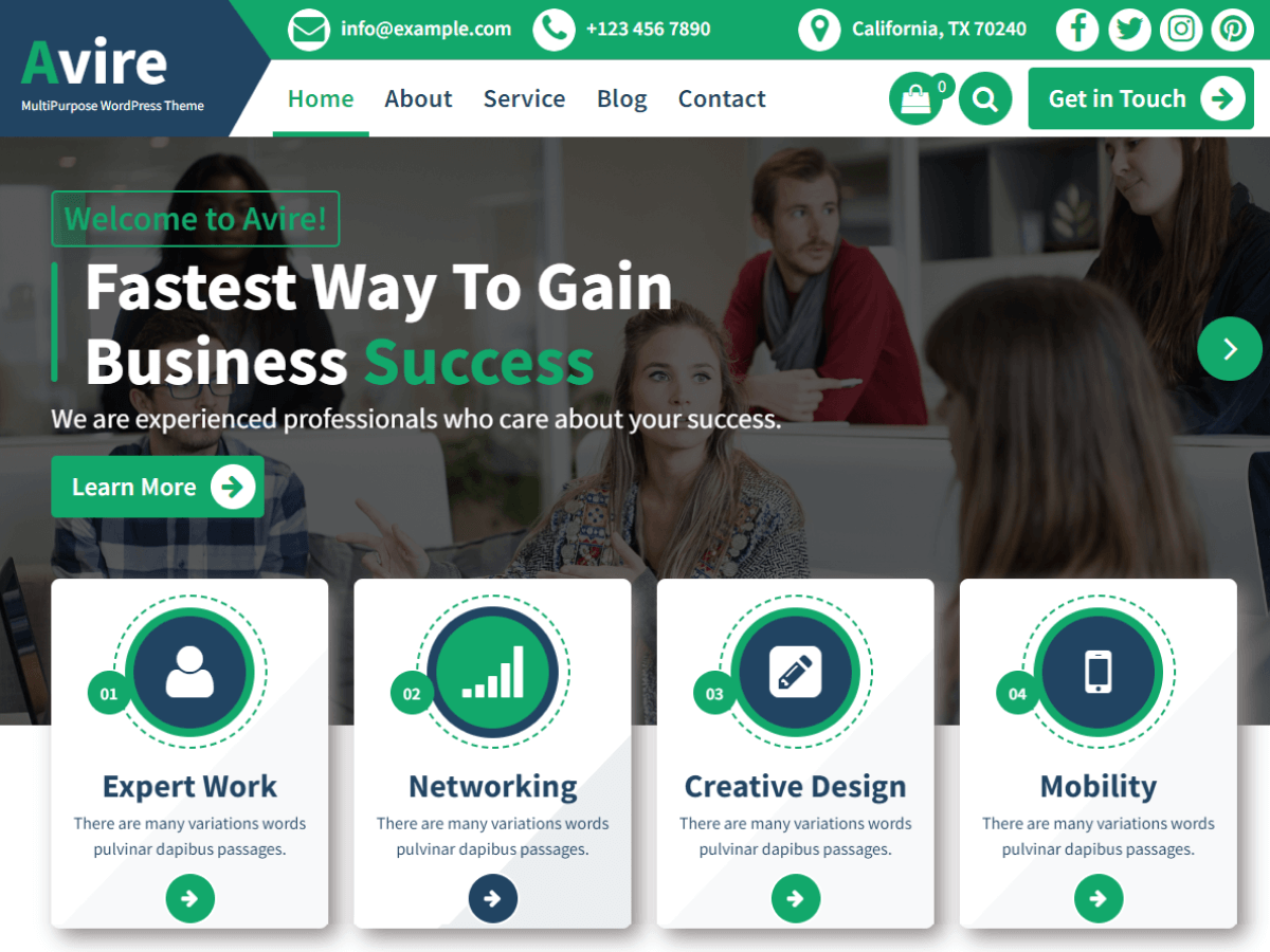Avire WordPress 主题